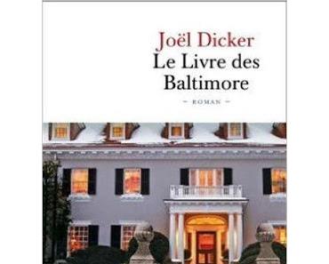 Le livre des Baltimores de Joël Dicker