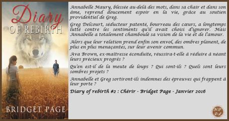 Diary of Rebirth #2 : Chérir – Bridget Page ♥♥♥♥♥