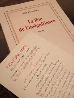 La fête de l'insignifiance, Milan Kundera