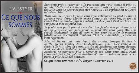 Ce que nous sommes – F.V. Estyer ♥♥♥♥♥