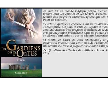 Les Gardiens des Portes #2 – Alicia – Sonia Alain ♥♥♥♥♥