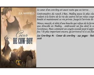 Les cow-boys #1 : Coeur de cowboy – Z.A. Maxfield