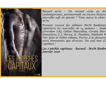 Les 7 Péchés Capitaux – Recueil MxM Bookmark