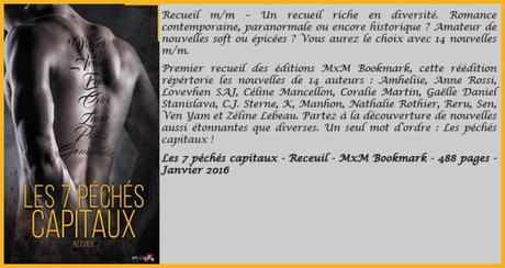 Les 7 Péchés Capitaux – Recueil MxM Bookmark