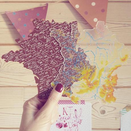 Cartes de France en plastique