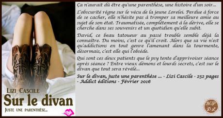 Sur le divan, juste une parenthèse – Lizi Cascile