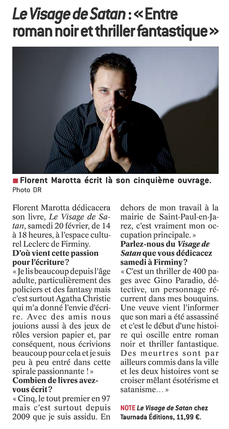 Florent Marotta dans La Tribune - Le Progrès (2)