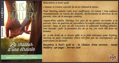 Fool’s Gold #16 – La chaleur d’une étreinte – Susan Mallery