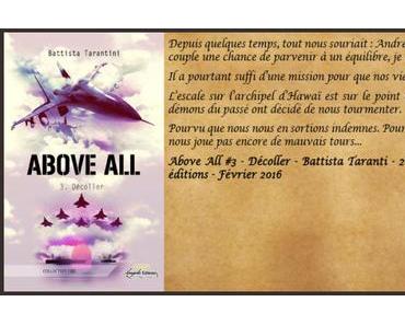 Above All #3 : Décoller – Battista Tarantini ♥♥♥♥♥♥