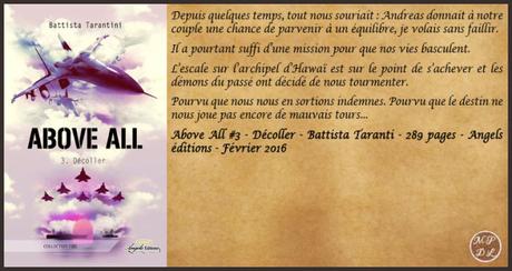 Above All #3 : Décoller – Battista Tarantini ♥♥♥♥♥♥