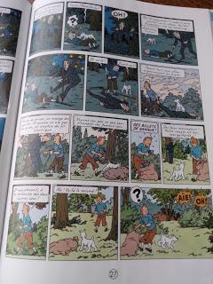 Les aventures de Tintin: L'île Noire.Hergé.Editions Caste...