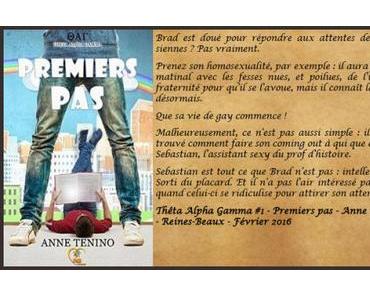 Thêta Alpha Gamma #1 – Premiers Pas – Anne Tenino