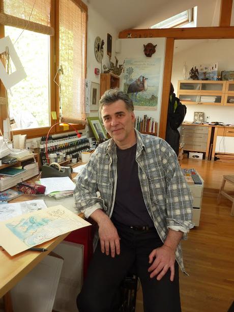 L'auteur-illustrateur François Place à Bruxelles