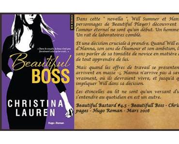Beautiful bastard # 4.5 : Beautiful Boss – Christina Lauren
