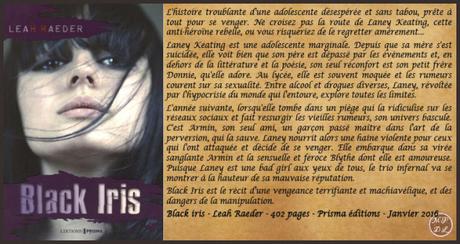 Black Iris – Leah Raeder ♥♥♥♥♥ Black Iris – Leah Raeder ♥♥♥♥♥