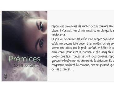 Prémices | Sophie Jordan (The Ivy Chronicles #1)