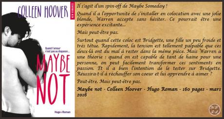 Maybe not – Colleen Hoover ♥♥♥♥♥