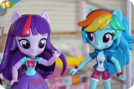 Poupées Equestria Girls Minis : Twilight Sparkle, Rainbow Dash