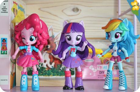 Poupées Equestria Girls Minis : Pinkie Pie, Twilight Sparkle, Rainbow Dash