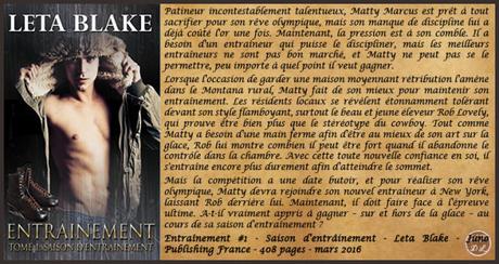 Entraînement #1 – Saison d’entraînement – Leta Blake