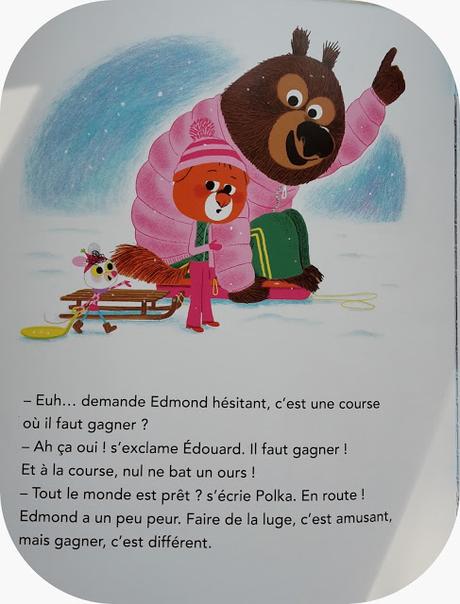 Edmond et ses amis: La course de luge - Editions NATHAN