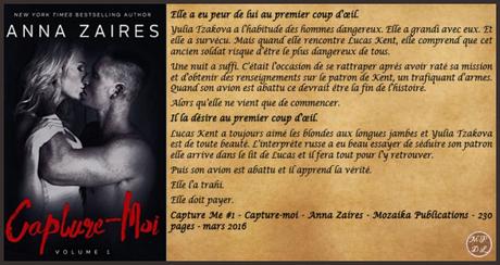 Capture-moi #1 – Capture-moi – Anna Zaires ♥♥♥♥♥