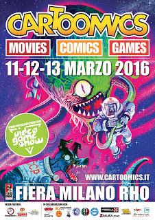 LE CARTOOMICS A MILAN : 11-12-13 MARS 2016. WEEK-END ITALIEN POUR UNIVERSCOMICS