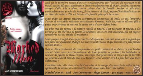 Marked men #1 – Rule – Jay Crownover ♥♥♥♥♥