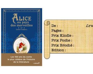 Alice au pays des merveilles – Lewis Carroll