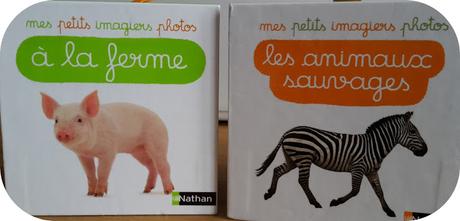 Mes petits imagiers photos: les animaux sauvages/ A la ferme - Editions NATHAN