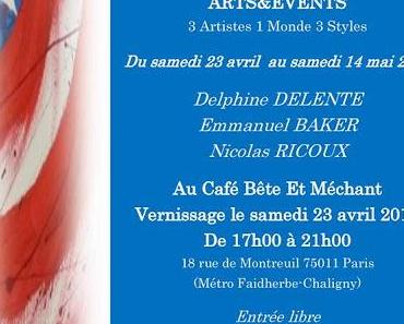 HEROES MYTHOLOGY : EXPOSITION A PARIS AU CAFE BETE ET MECHANT (23 AVRIL - 14 MAI)