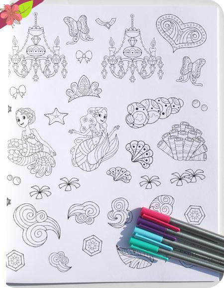 Coloriages féeriques et 200 stickers à colorier - Eugénie Varone - Gründ jeunesse