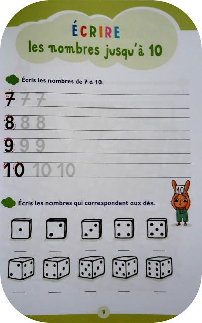 J'apprends et j'écris les lettres/les chiffres : PS, MS et GS Maternelle - Editions NATHAN