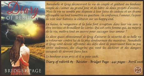 Diary of Rebirth #3 : Résister – Bridget Page ♥♥♥♥♥