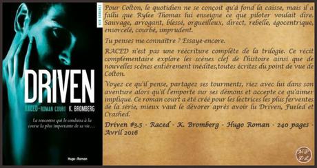 Driven #3.5 : Raced – K. Bromberg ♥♥♥♥♥