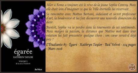 L’étudiante #3 – Égarée – Kathryn Taylor