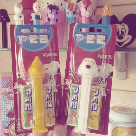 Pez Snoopy et Woodstock