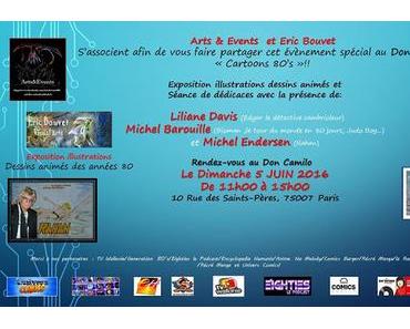 CARTOONS 80's AU DON CAMILO DE PARIS : LE 5 JUIN 2016