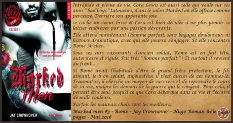 Marked men #3 – Rome – Jay Crownover ♥♥♥♥♥♥ Marked men #3 – Rome – Jay Crownover ♥♥♥♥♥♥