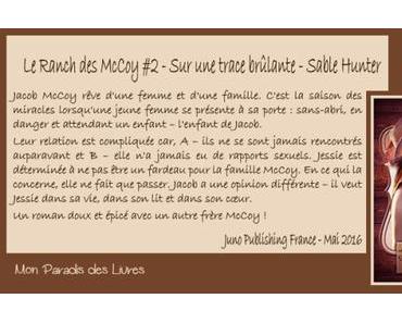 Le ranch des McCoy #2 : Sur une trace brûlante – Sable Hunter