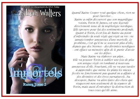 Runes - tome 2 : Immortels - Ednah Walters