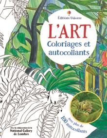 L'art - coloriages et autocollants