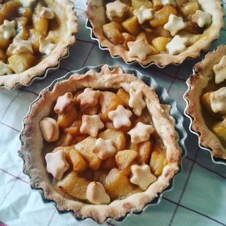 tartes aux pommes aux étoiles