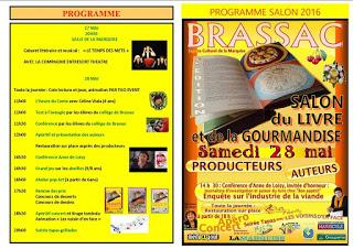 SALON DU LIVRE - BRASSAC - 28 MAI 2016