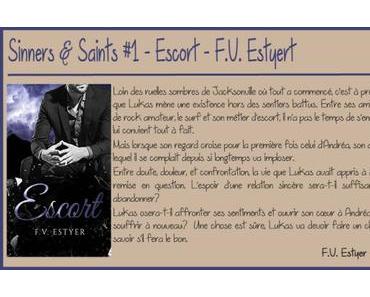 Sinners & Saints #1 – Escort – F.V. Estyer ♥♥♥♥♥