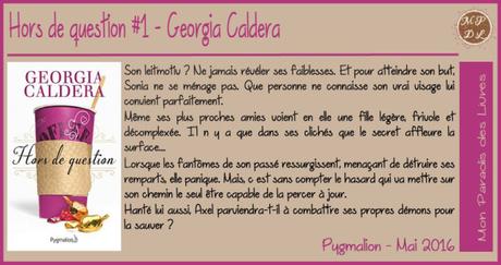 Hors de question #1 – Georgia Caldera ♥♥♥♥♥♥ Hors de question #1 – Georgia Caldera ♥♥♥♥♥♥