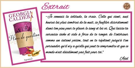 Hors de question #1 – Georgia Caldera ♥♥♥♥♥♥ Hors de question #1 – Georgia Caldera ♥♥♥♥♥♥