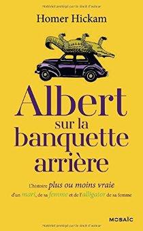 Albert sur la banquette arrière de Homer Hickam