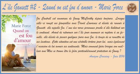 L’île de Gansett #2 – Quand on est fou d’amour – Marie Force