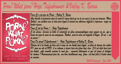 Porn ? What Porn ? – Valéry K. Baran & Hope Tiefenbrunner Porn ? What Porn ? – Valéry K. Baran & Hope Tiefenbrunner